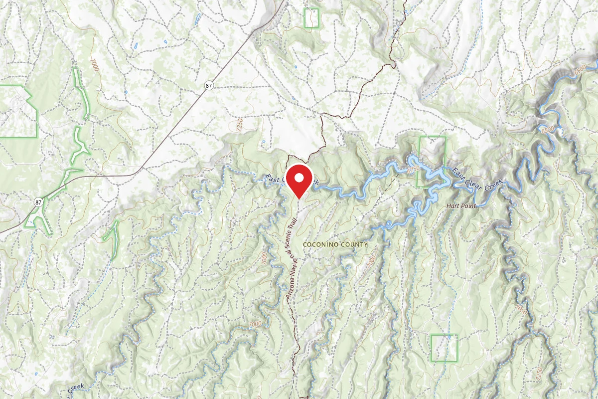 Dispersed Site near 34.5458, -111.2333