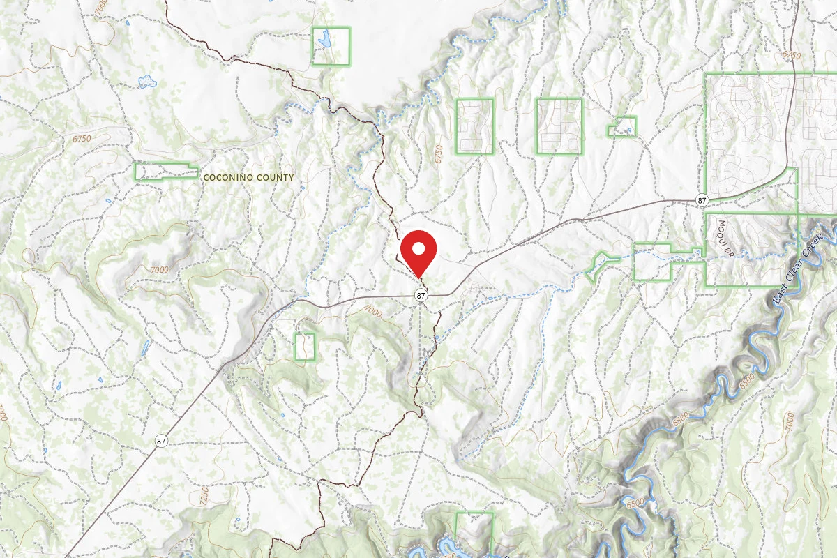 Dispersed Site near 34.6110, -111.2010