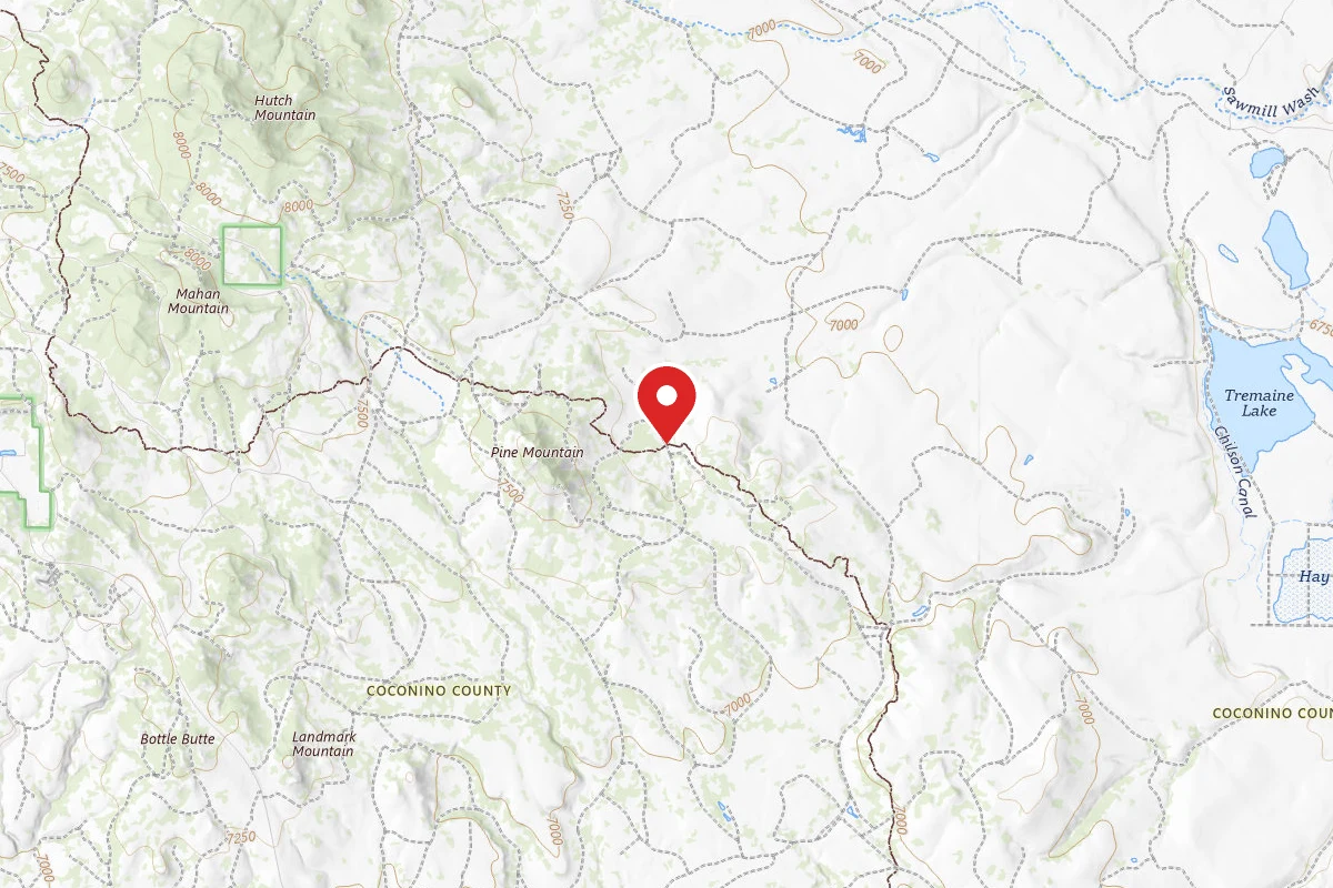 Dispersed Site near 34.7613, -111.3260