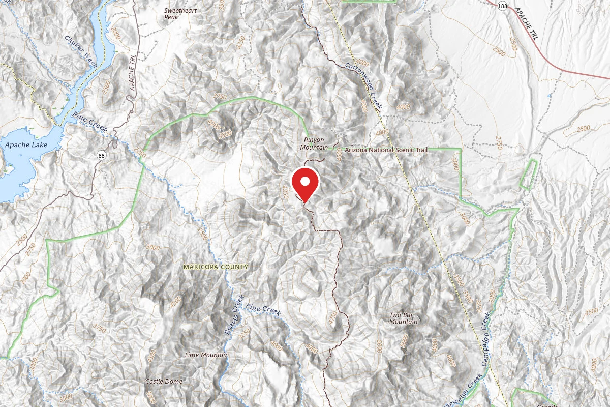 Dispersed Site near 33.5806, -111.1397