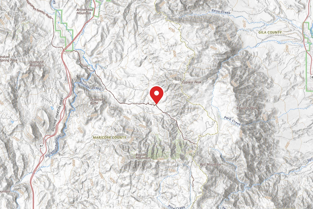 Dispersed Site near 33.8337, -111.4121