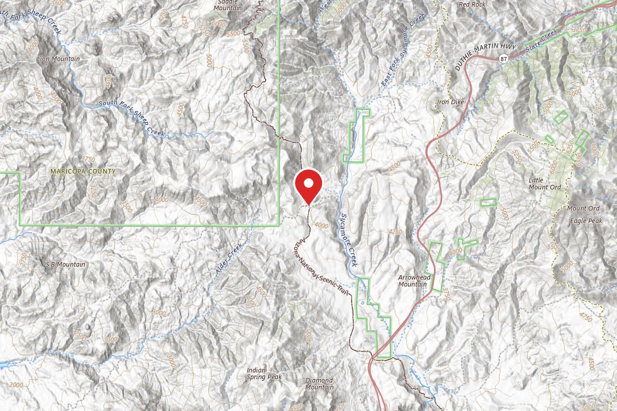 Dispersed Site near 33.9053, -111.4946