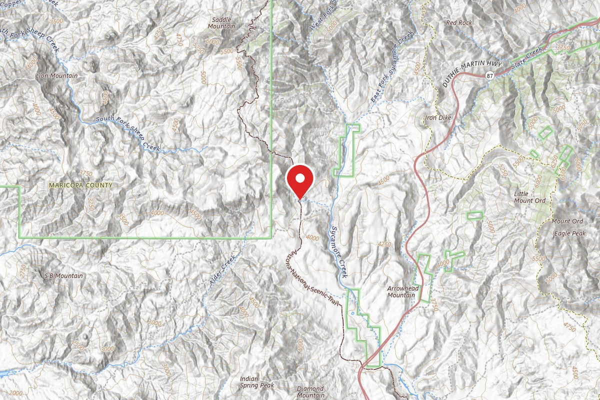 Dispersed Site near 33.9106, -111.4946