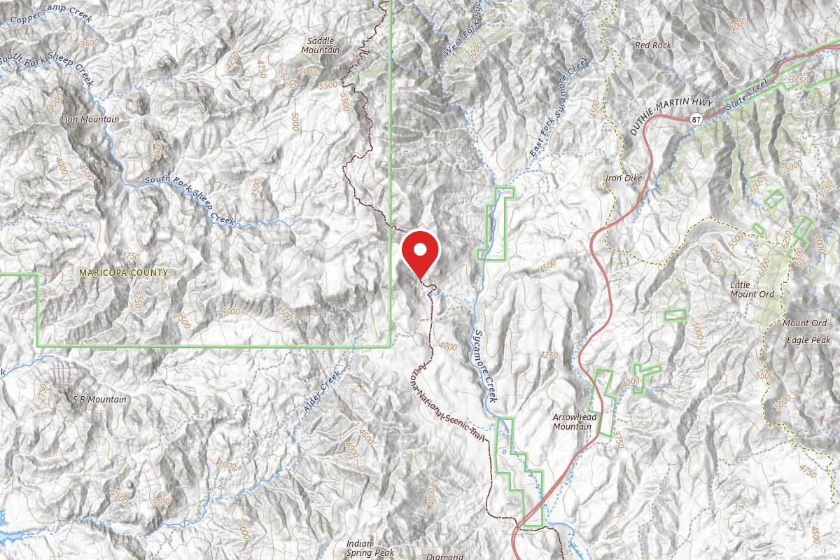 Dispersed Site near 33.9133, -111.4971