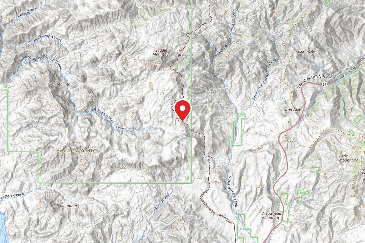 Dispersed Site near 33.9286, -111.5096