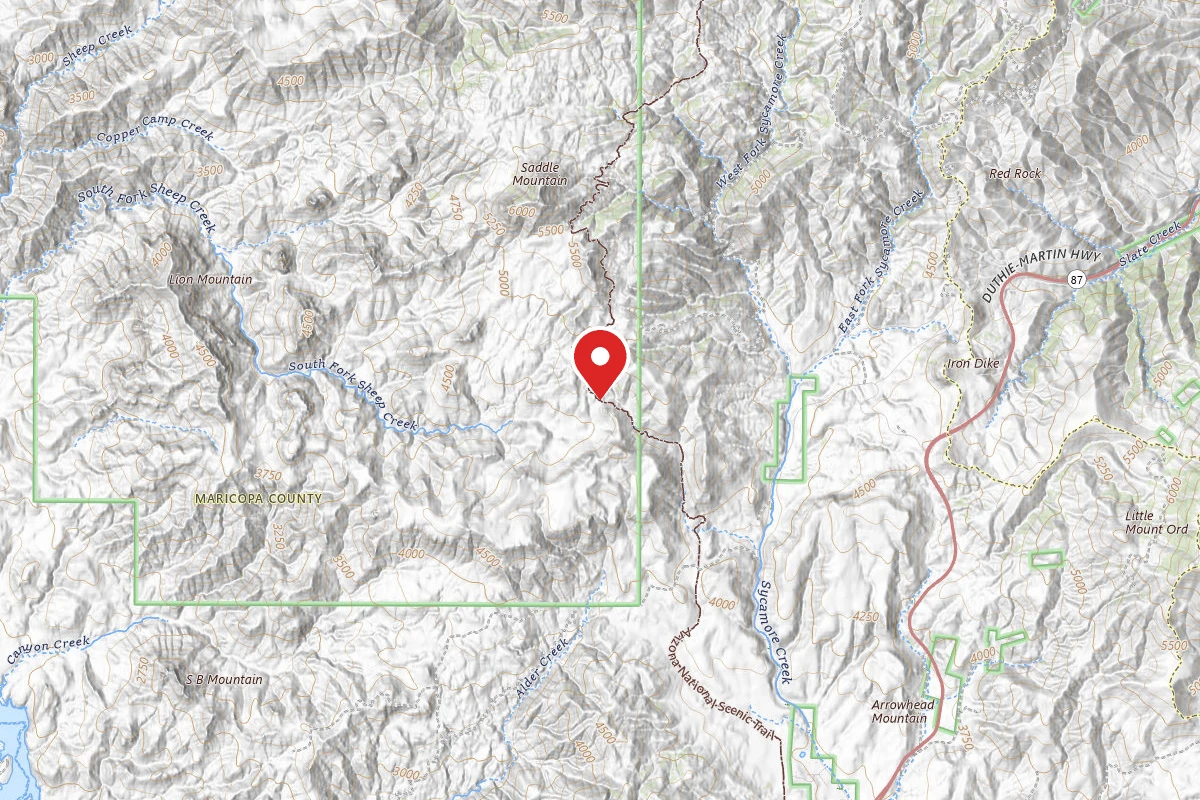 Dispersed Site near 33.9289, -111.5112