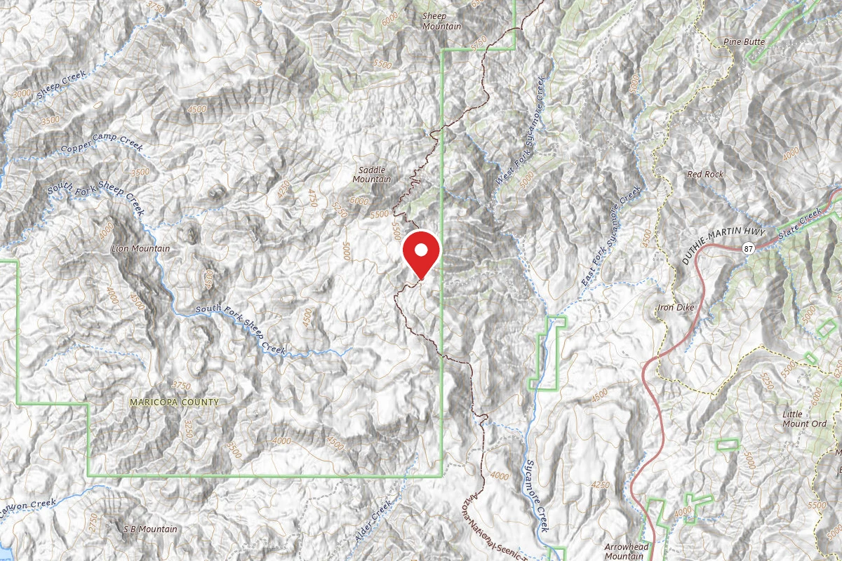 Dispersed Site near 33.9395, -111.5094