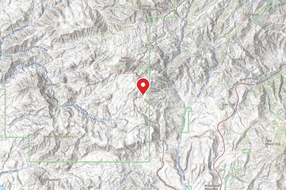Dispersed Site near 33.9397, -111.5090