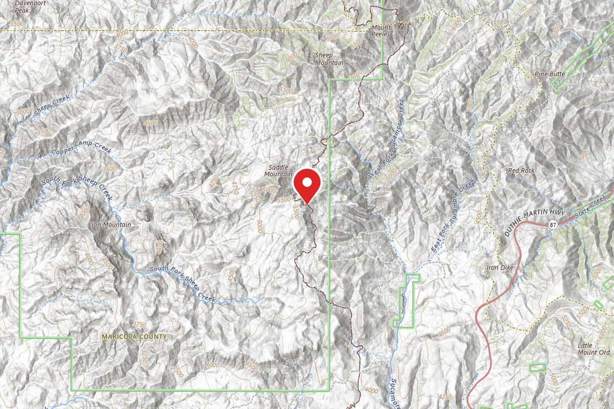 Dispersed Site near 33.9515, -111.5120