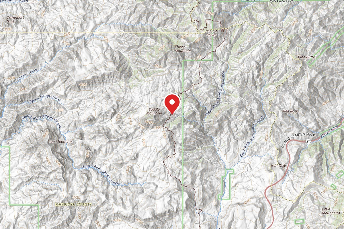 Dispersed Site near 33.9595, -111.5109