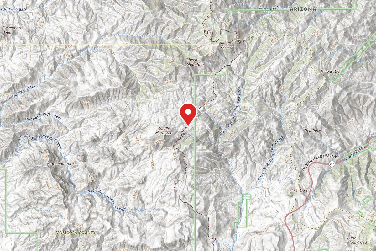 Dispersed Site near 33.9634, -111.5083