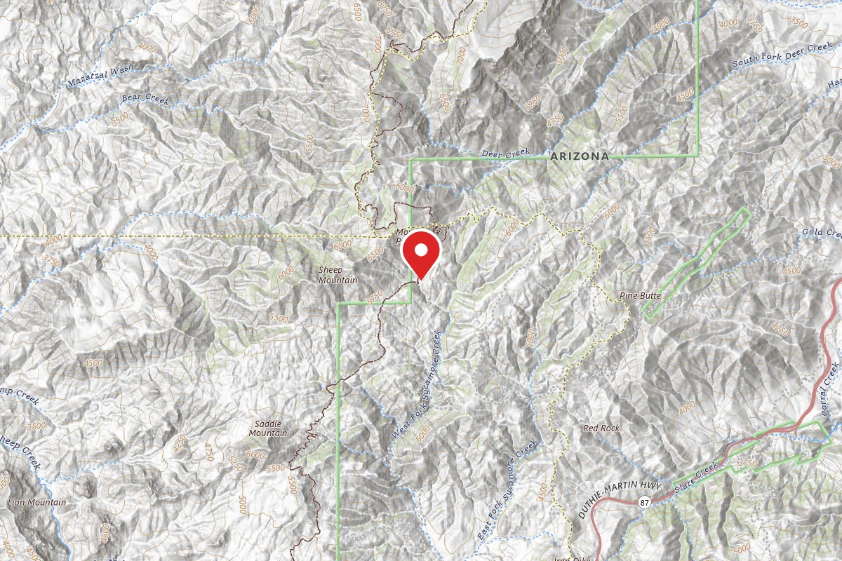 Dispersed Site near 33.9911, -111.4841