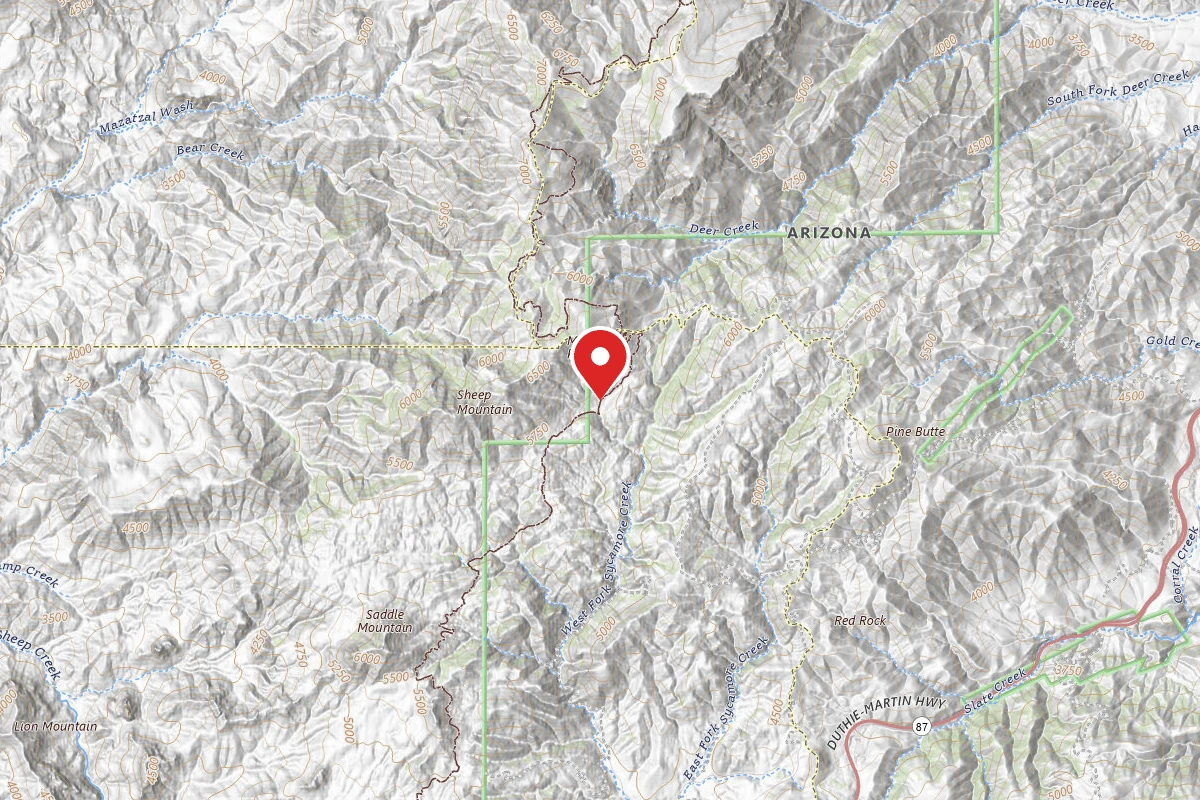 Dispersed Site near 33.9925, -111.4846
