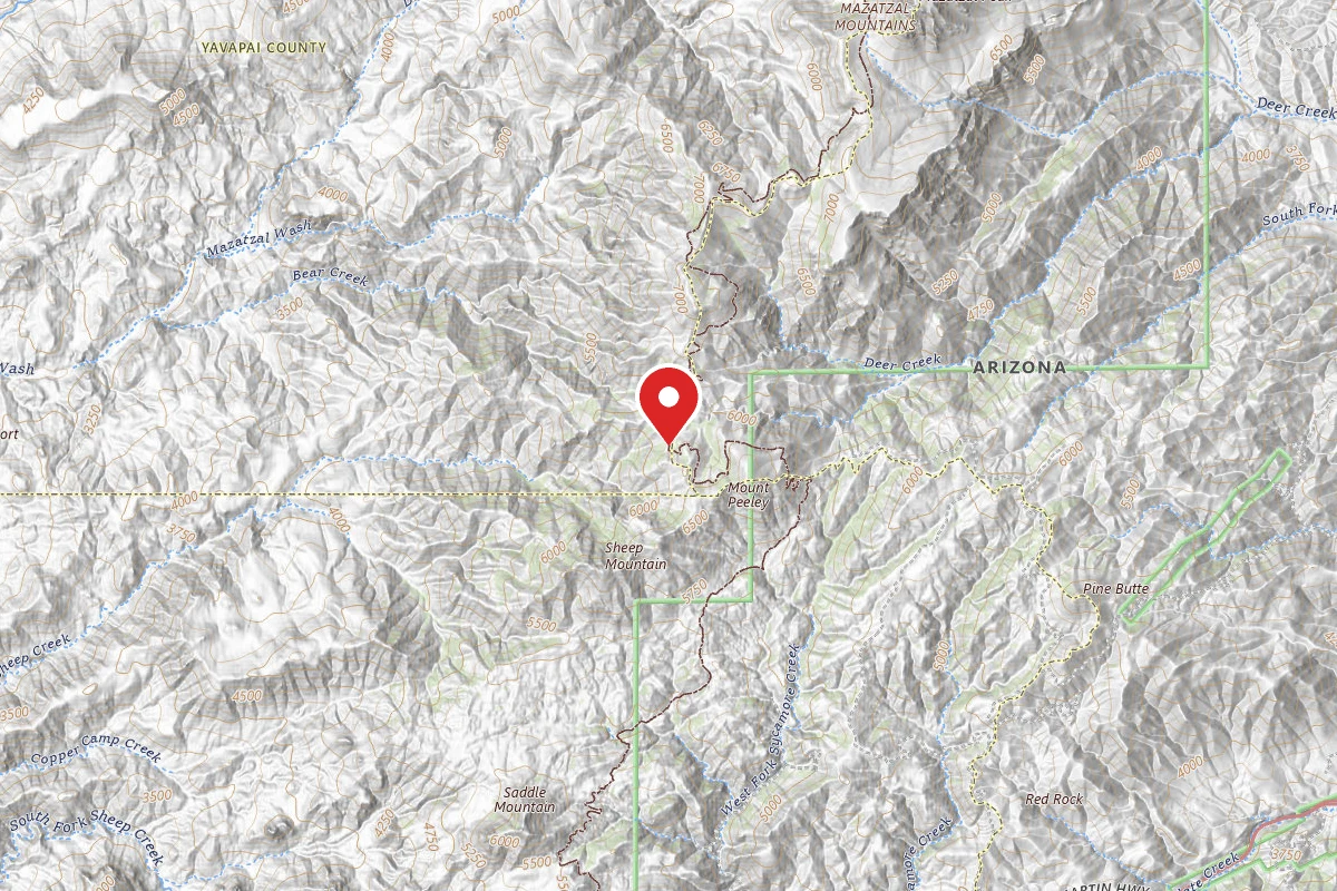 Dispersed Site near 34.0063, -111.4995