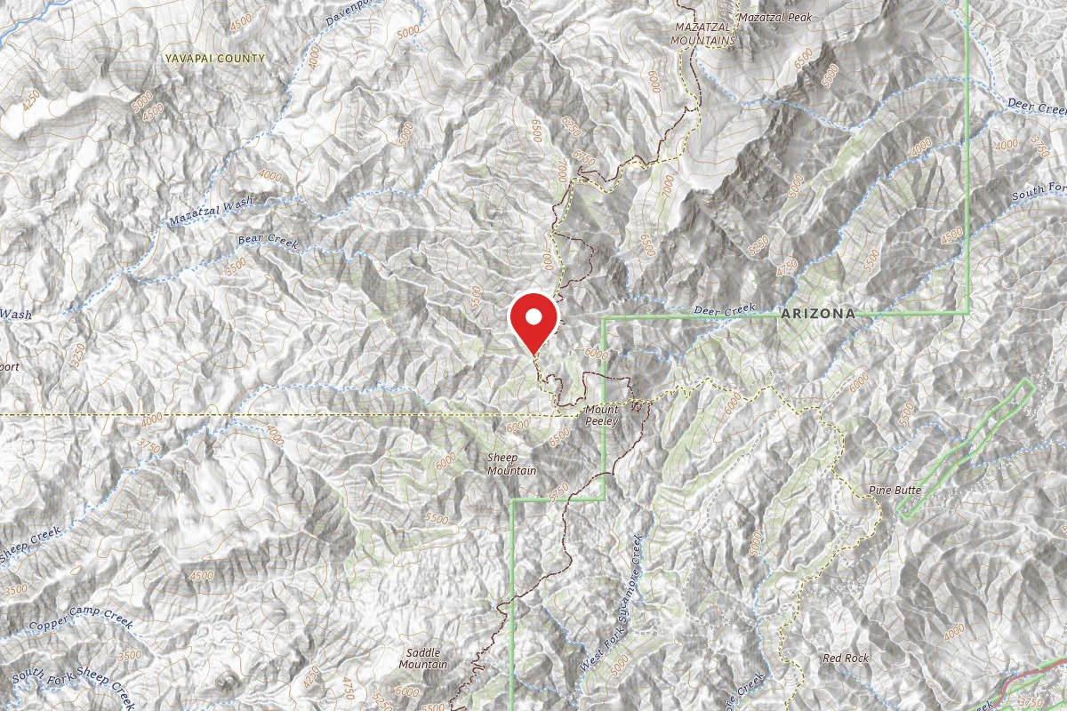 Dispersed Site near 34.0096, -111.5002