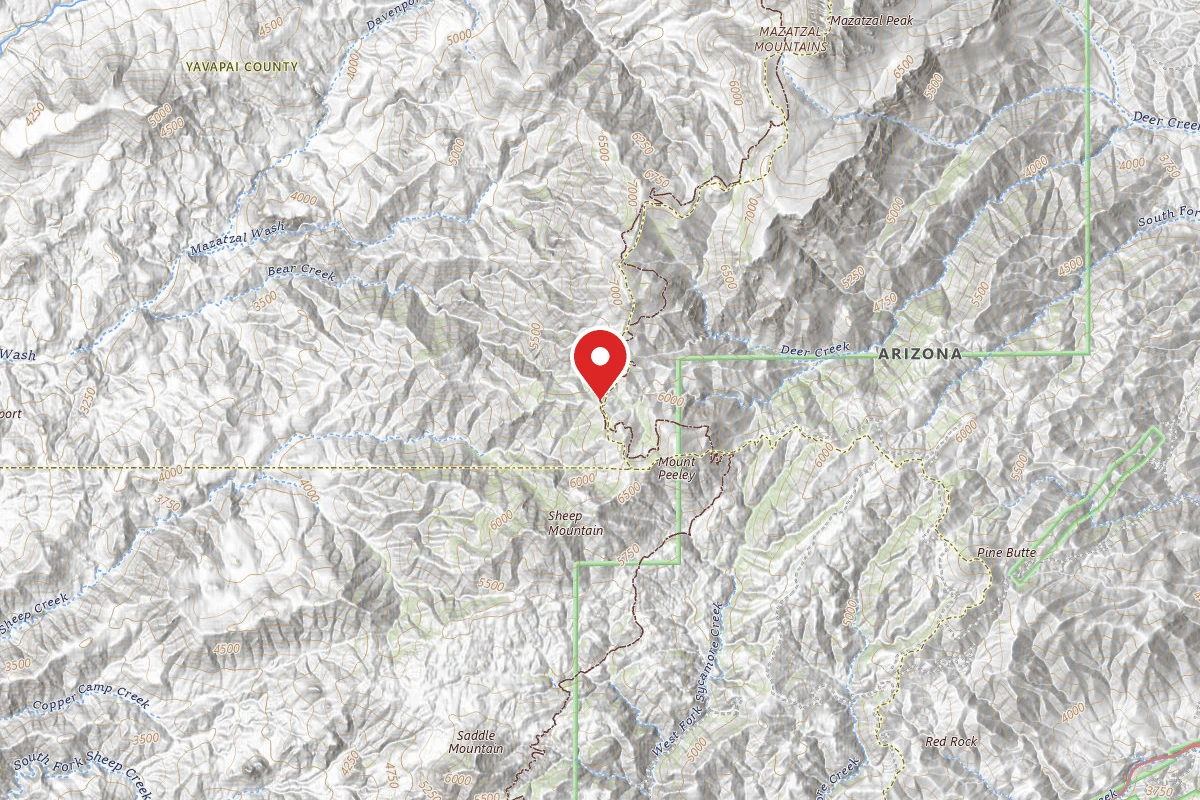 Dispersed Site near 34.0097, -111.5002