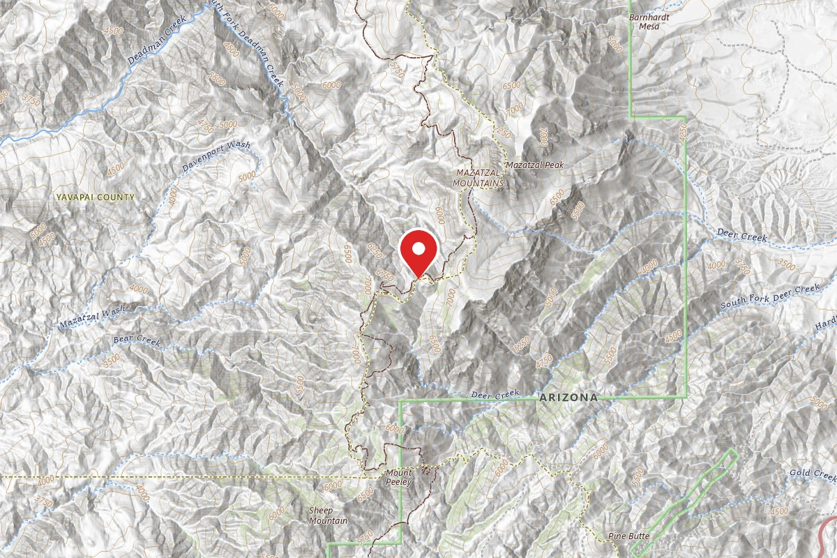 Dispersed Site near 34.0404, -111.4823