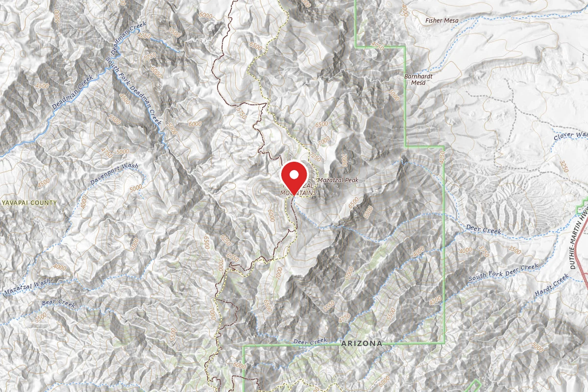 Dispersed Site near 34.0590, -111.4689