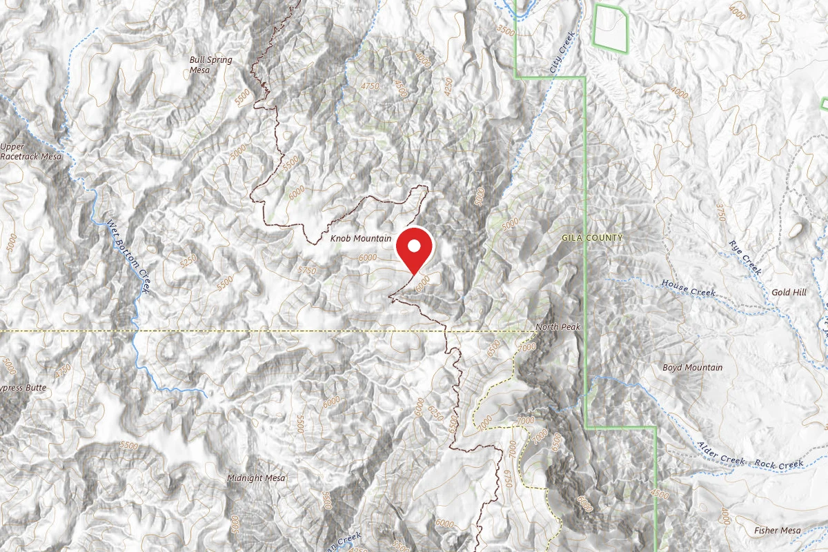 Dispersed Site near 34.1624, -111.5076