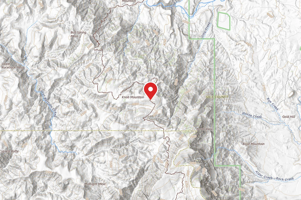 Dispersed Site near 34.1686, -111.5088