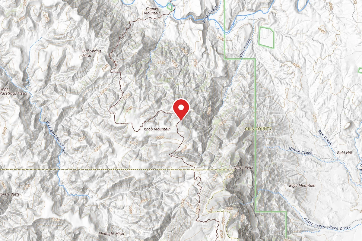 Dispersed Site near 34.1742, -111.5072