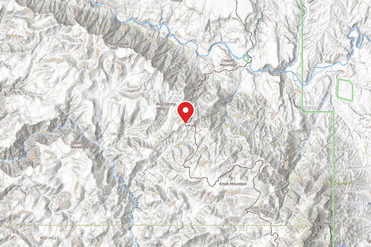 Dispersed Site near 34.1979, -111.5473