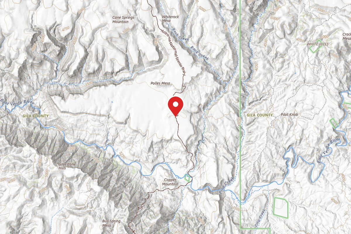 Dispersed Site near 34.2574, -111.5205