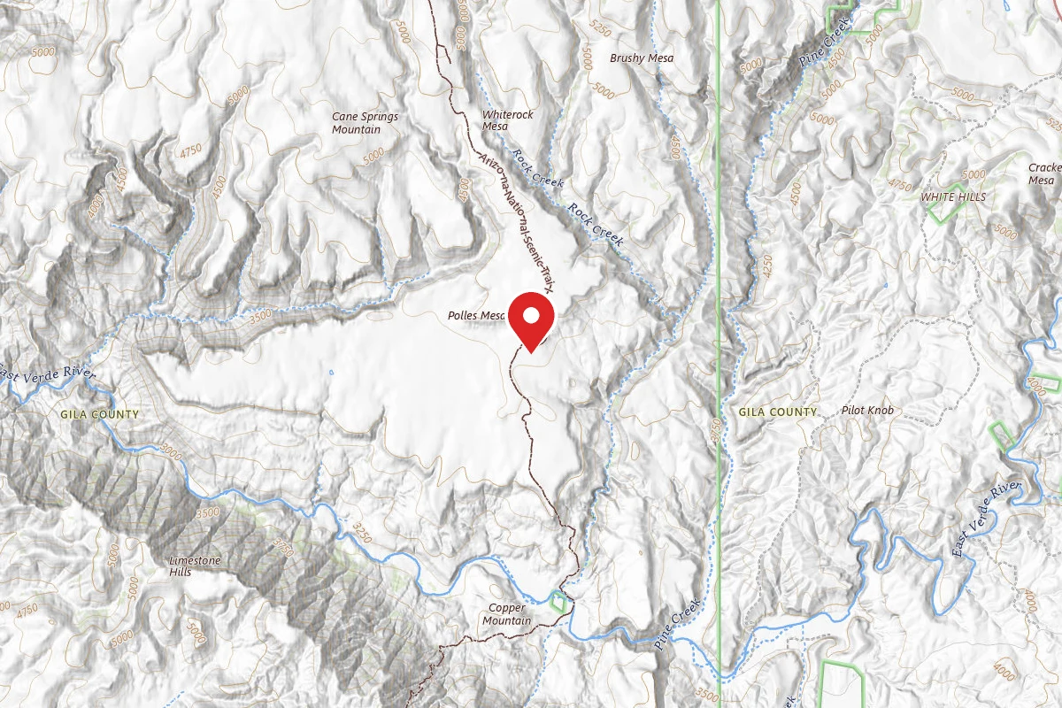 Dispersed Site near 34.2676, -111.5189
