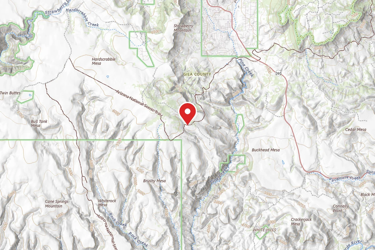 Dispersed Site near 34.3403, -111.4794