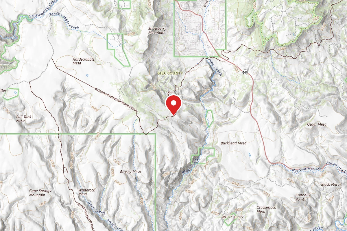 Dispersed Site near 34.3426, -111.4720