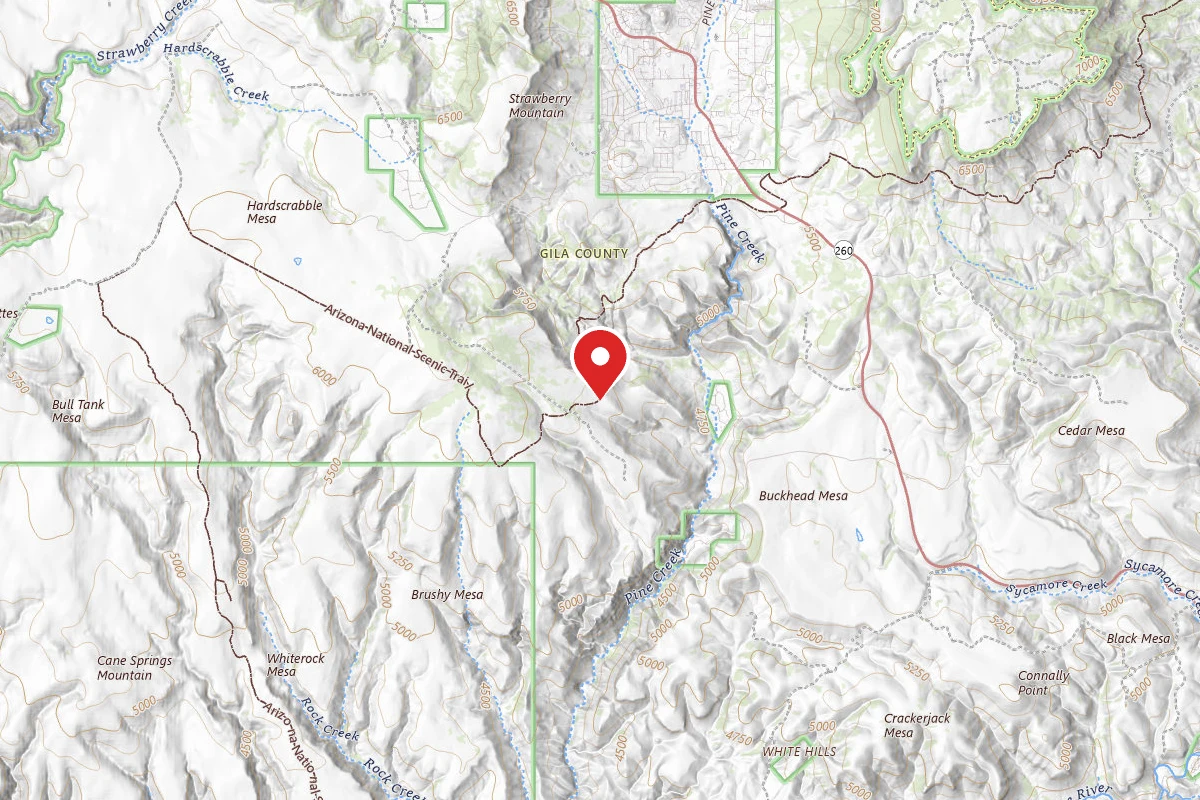 Dispersed Site near 34.3425, -111.4713