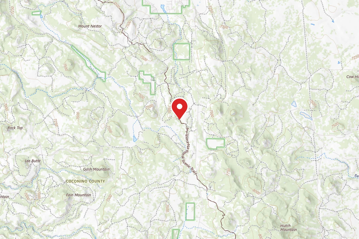 Dispersed Site near 34.8549, -111.4475