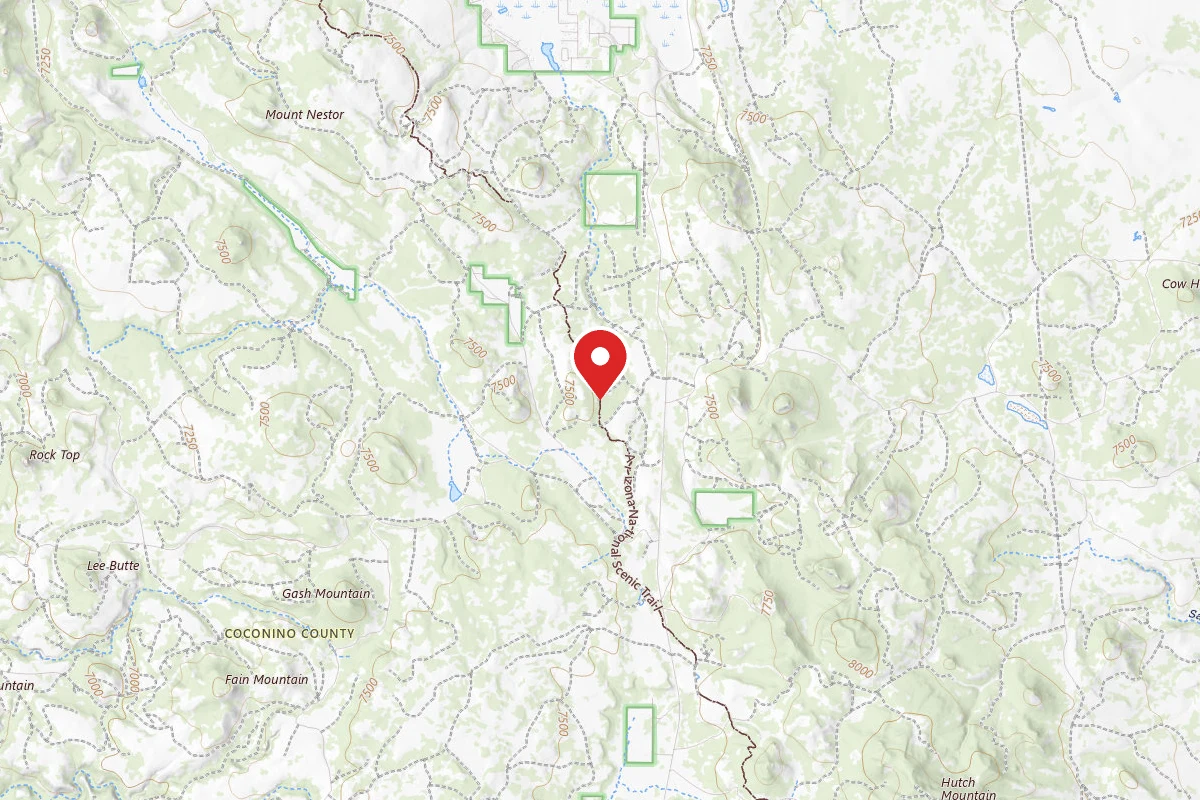 Dispersed Site near 34.8588, -111.4482
