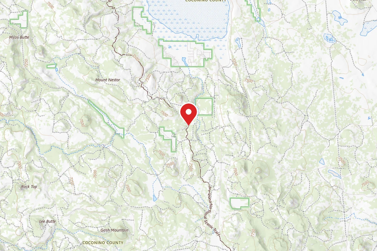 Dispersed Site near 34.8784, -111.4548