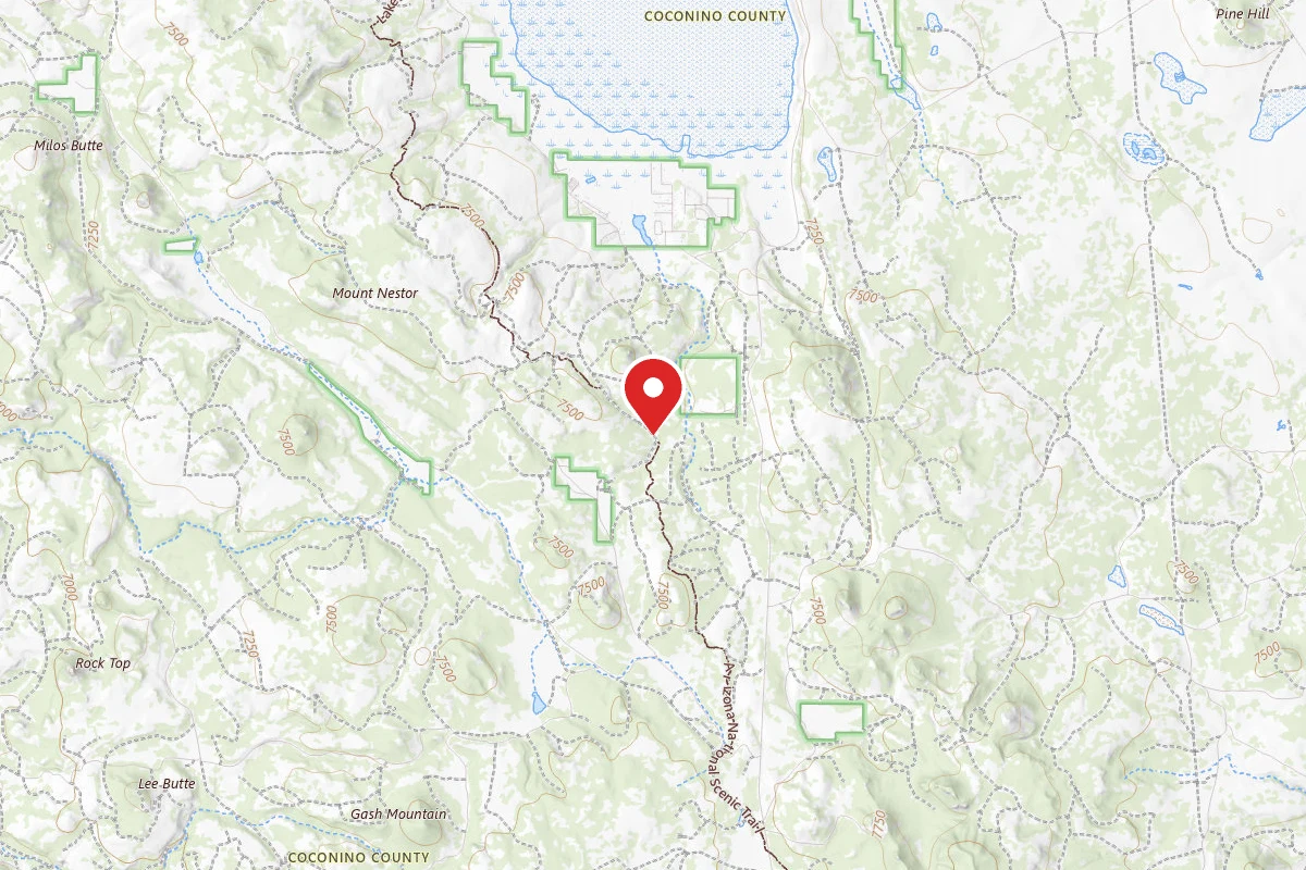 Dispersed Site near 34.8805, -111.4551