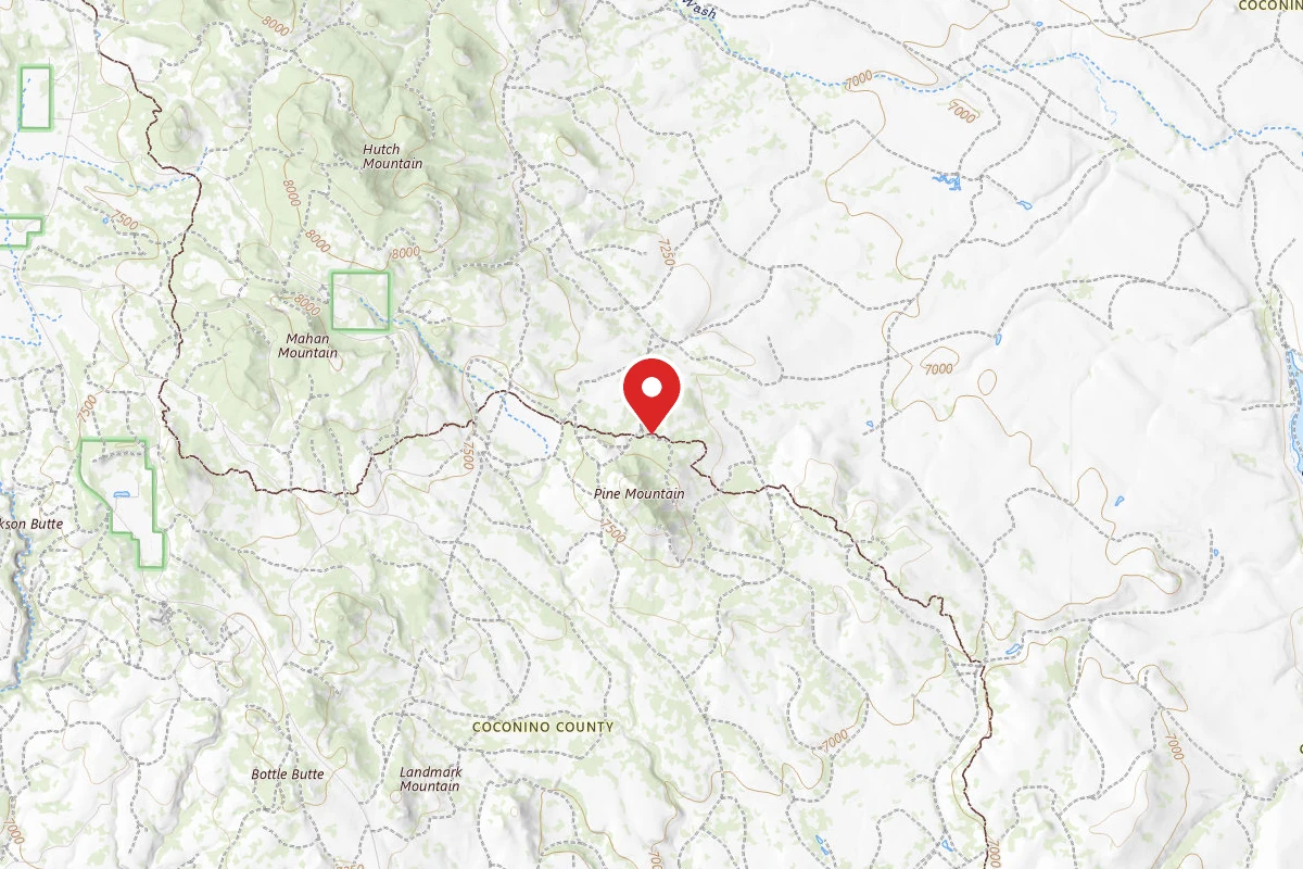 Dispersed Site near 34.7678, -111.3441