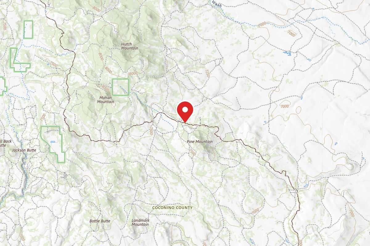 Dispersed Site near 34.7687, -111.3541
