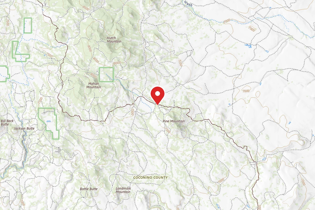 Dispersed Site near 34.7689, -111.3565