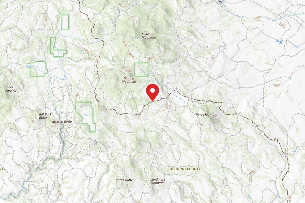 Dispersed Site near 34.7674, -111.3825
