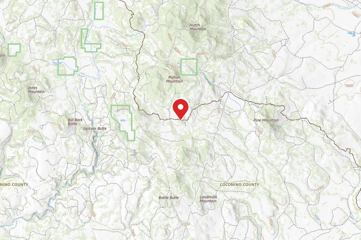 Dispersed Site near 34.7602, -111.3949