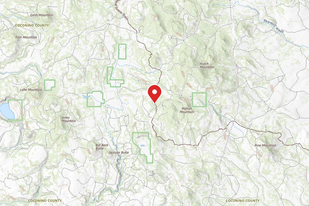 Dispersed Site near 34.7834, -111.4199