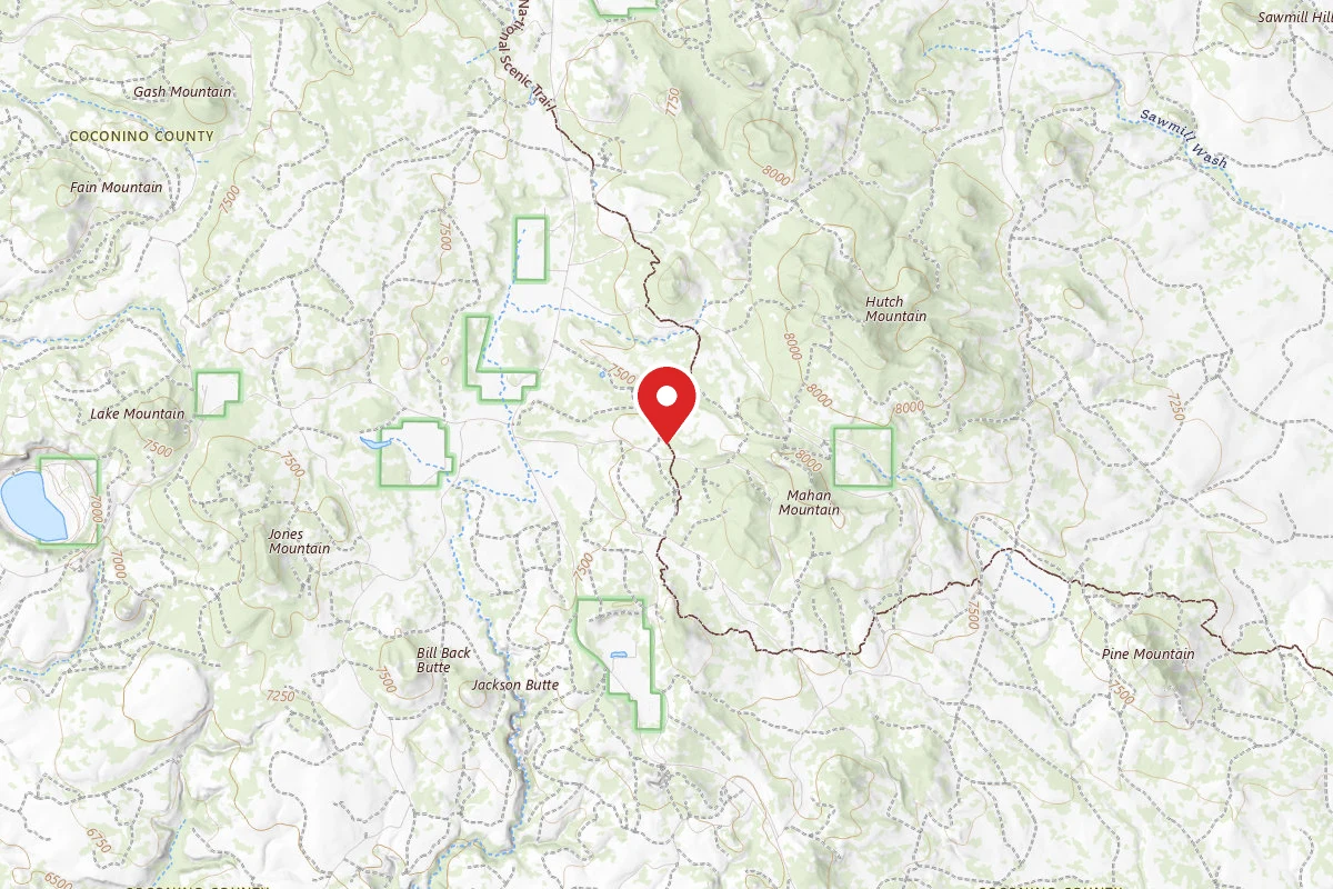 Dispersed Site near 34.7867, -111.4204