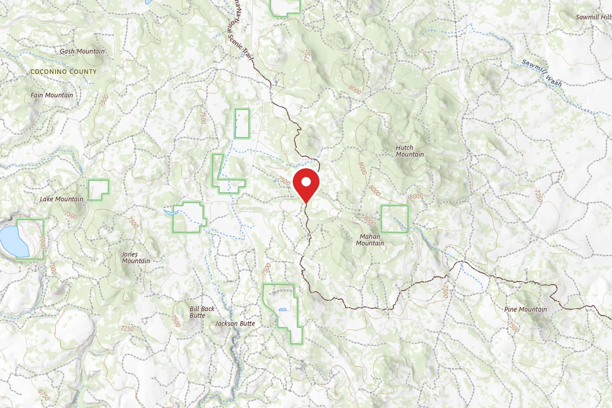 Dispersed Site near 34.7893, -111.4199