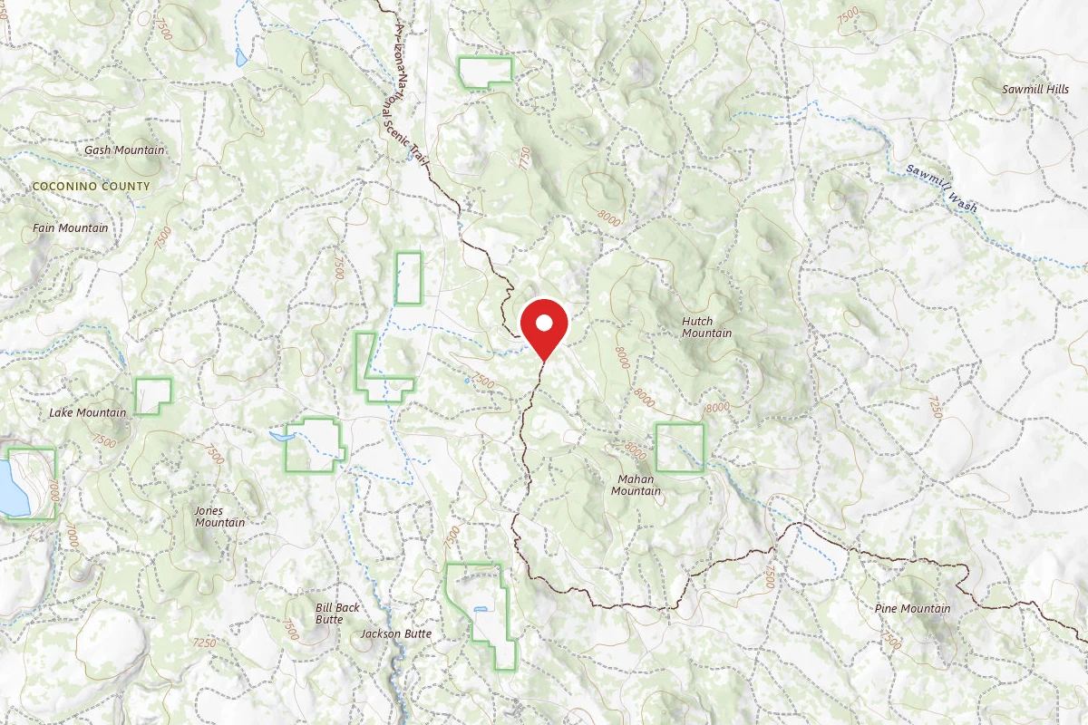 Dispersed Site near 34.7985, -111.4158