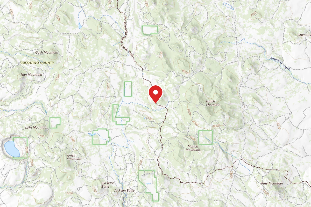 Dispersed Site near 34.8036, -111.4231