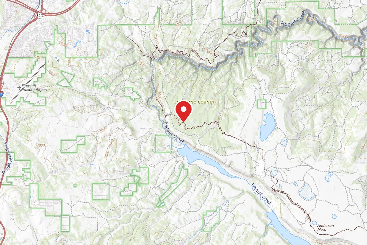 Dispersed Site near 35.1218, -111.5821