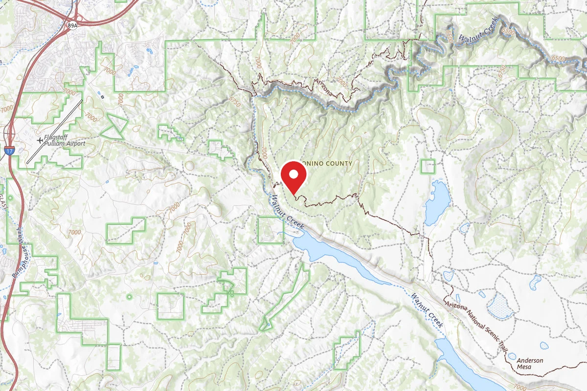 Dispersed Site near 35.1220, -111.5853