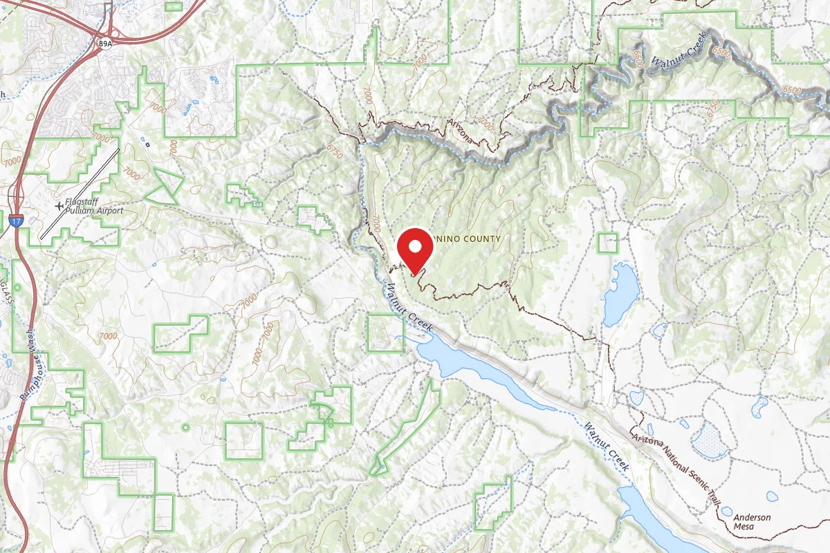 Dispersed Site near 35.1235, -111.5861