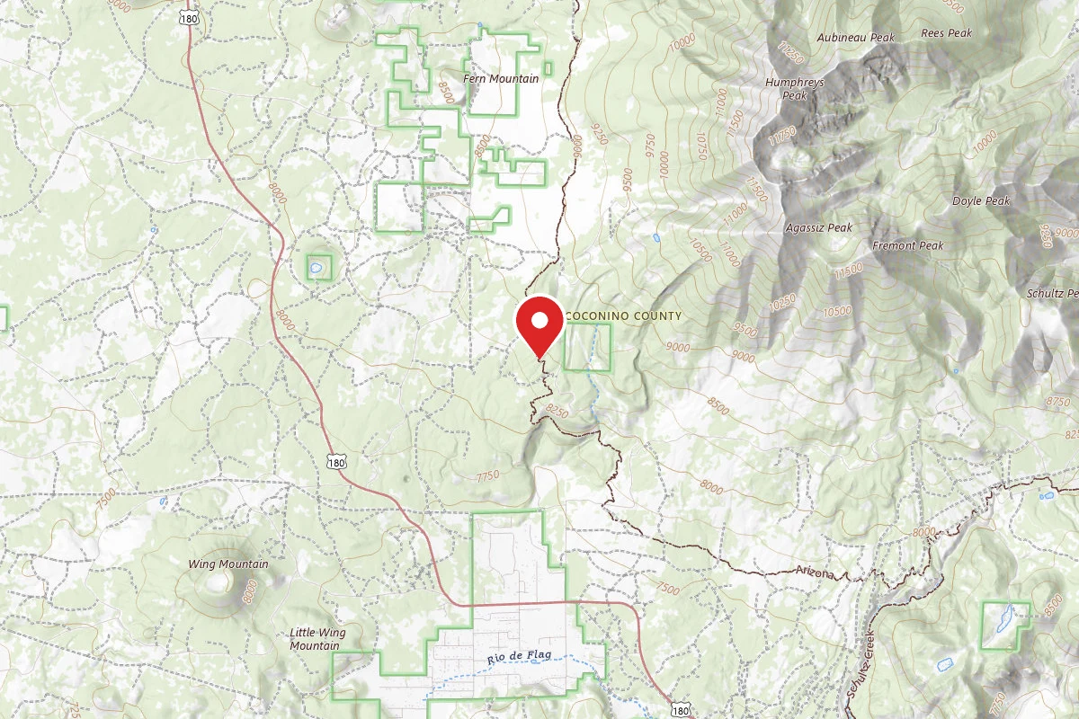 Dispersed Site near 35.3063, -111.7242