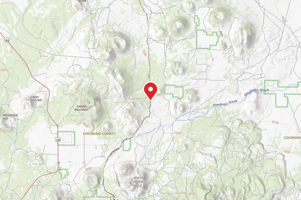 Dispersed Site near 35.4384, -111.6924